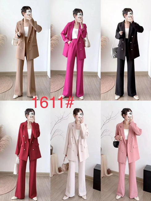 Blazer Co-Ord Sets With Loose Trouser